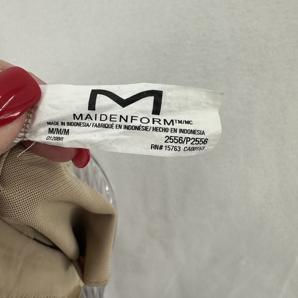 Maidenform Firm Foundations Body Shaper Romper Tan 2556 Women's Medium Shapewear - Picture 7 of 8